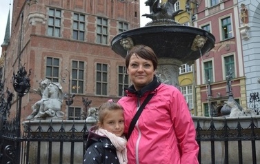 Ksiądz proboszcz z dziećmi ze wsp&oacute;lnot parafialnych na Przylądku Rozewie: 15-18.06.2015r.