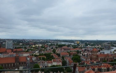 Ksiądz proboszcz z dziećmi ze wsp&oacute;lnot parafialnych na Przylądku Rozewie: 15-18.06.2015r.