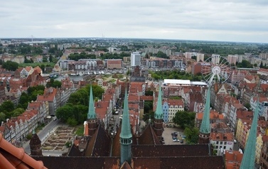 Ksiądz proboszcz z dziećmi ze wsp&oacute;lnot parafialnych na Przylądku Rozewie: 15-18.06.2015r.