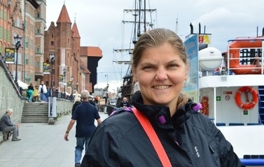 Ksiądz proboszcz z dziećmi ze wsp&oacute;lnot parafialnych na Przylądku Rozewie: 15-18.06.2015r.