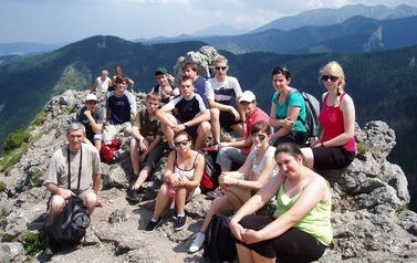 Wakacje ks.proboszcza z młodzieżą w Tatrach - lipiec 2012